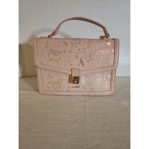 Aldo Purse In Pink With Butterflies